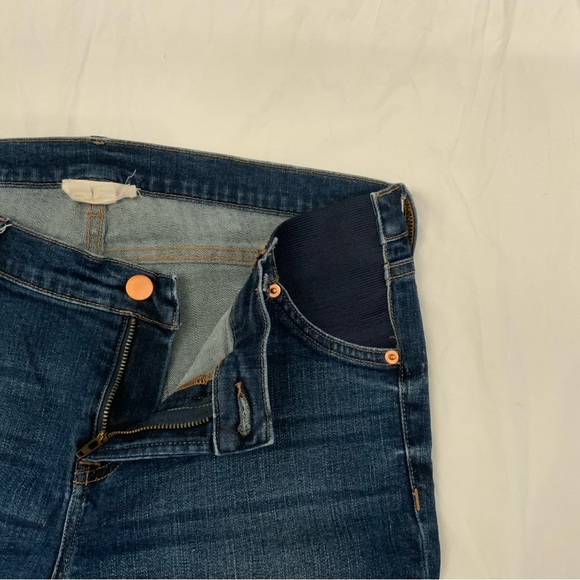 Ingrid & Isabel Maternity Ankle Jeans Stretch Side Panels Medium Wash 
32x28.5 - Picture 6 of 13